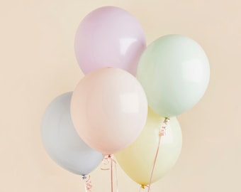 5 Pastel Balloons