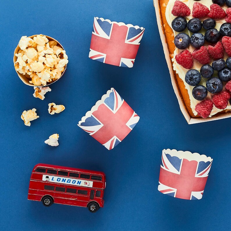 Union Jack Food Cups 10 Pack Etsy UK