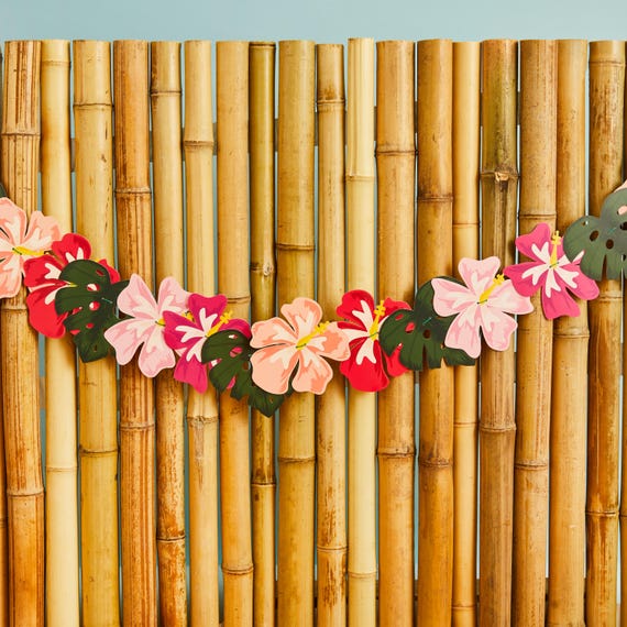 Tropische Blumen-Girlande 2 m - Etsy.de