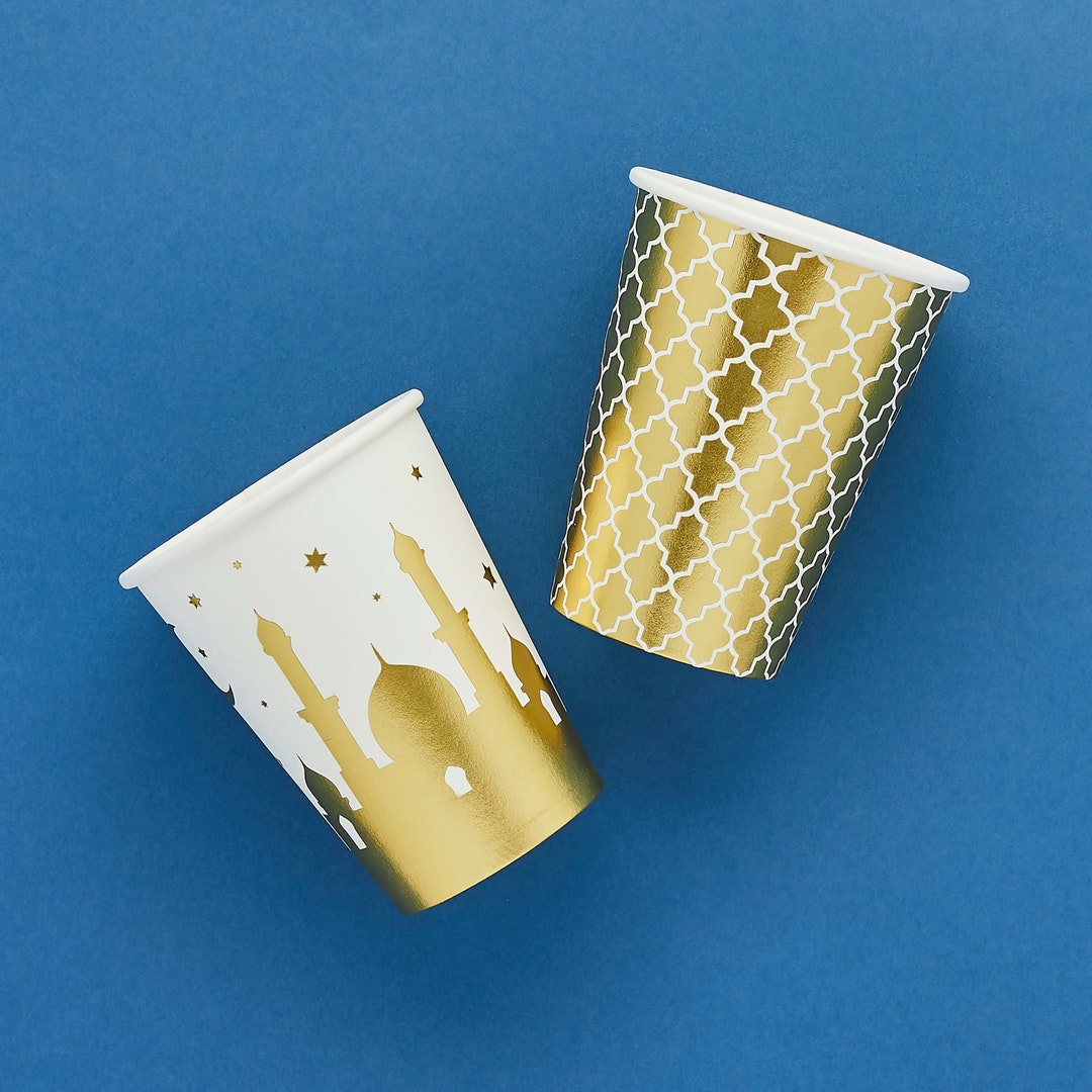 Eid Paper Cups 8 Pack - Etsy