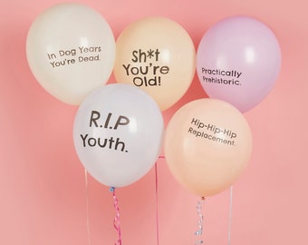 Cheeky Latex 12&quot; Balloons 5 Pack