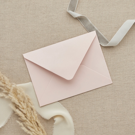 20 Small C7 Blush Pink Envelopes
