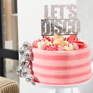 Disco Ball Food Decorations - Pack of 8