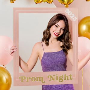 Prom Photo Frame & Year Sticker Sheet