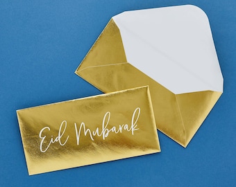 Eid Money Envelopes Gold 5 Pack
