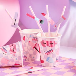 Cannucce di carta per il trucco - Confezione da 16