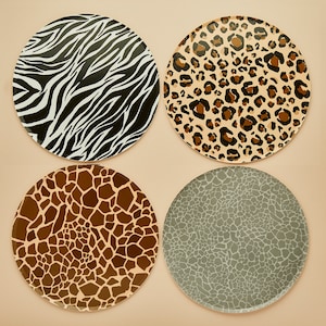 Animal Print Pappteller 8er Pack