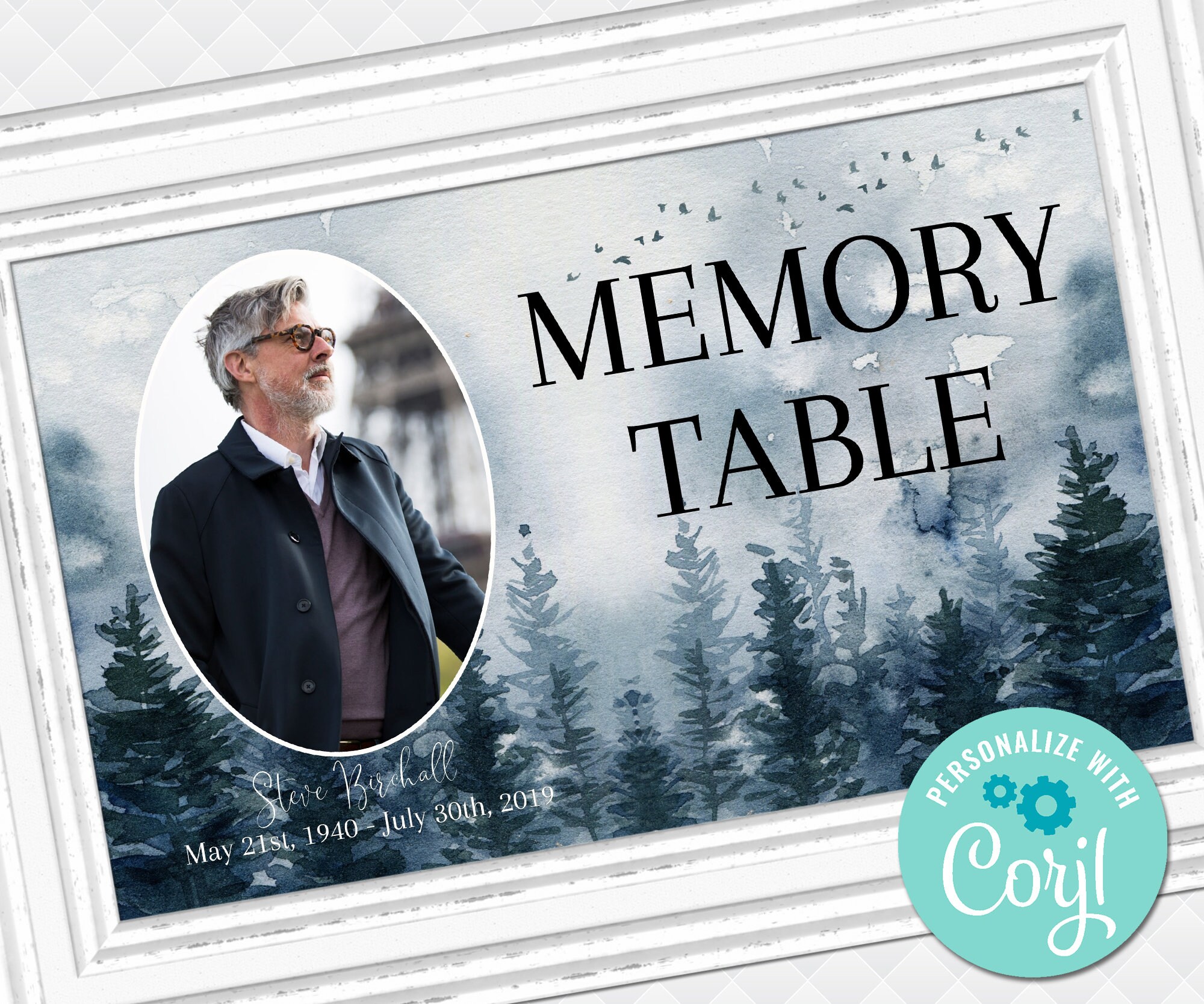 Funeral Share a Memory Sing Cards Memorial Service Table Decoration