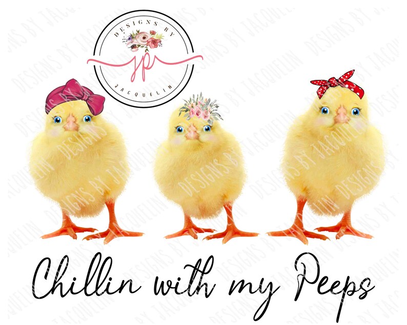 Easter Chillin with my Peeps baby duck peep chick free Etsy