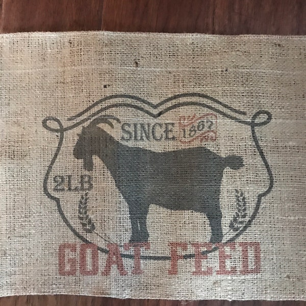 Farmhouse style, shabby, burlap, farm, goat, goat lover, fresh eggs, feed sack,  Kitchen Curtains, Bathroom Curtains , Window Treatments