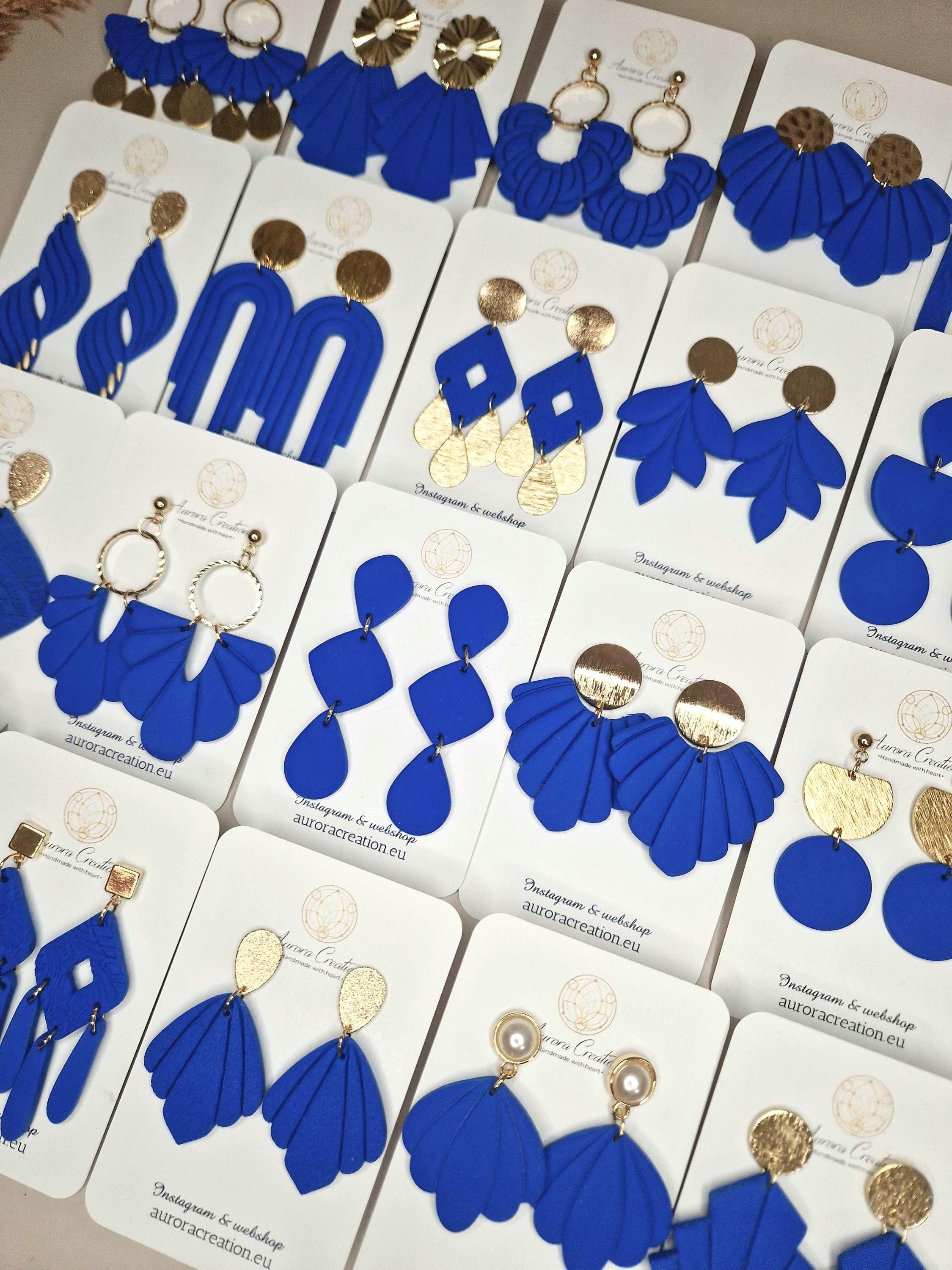 Orecchn Blu - Creazon Artganal per Orecchn a Gocca