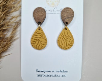 Orecchini a goccia placcati oro 14 carati - Orecchini in oro 14 carati - Orecchini da sposa multiuso - Orecchini pendenti di ispirazione parigina - Italia