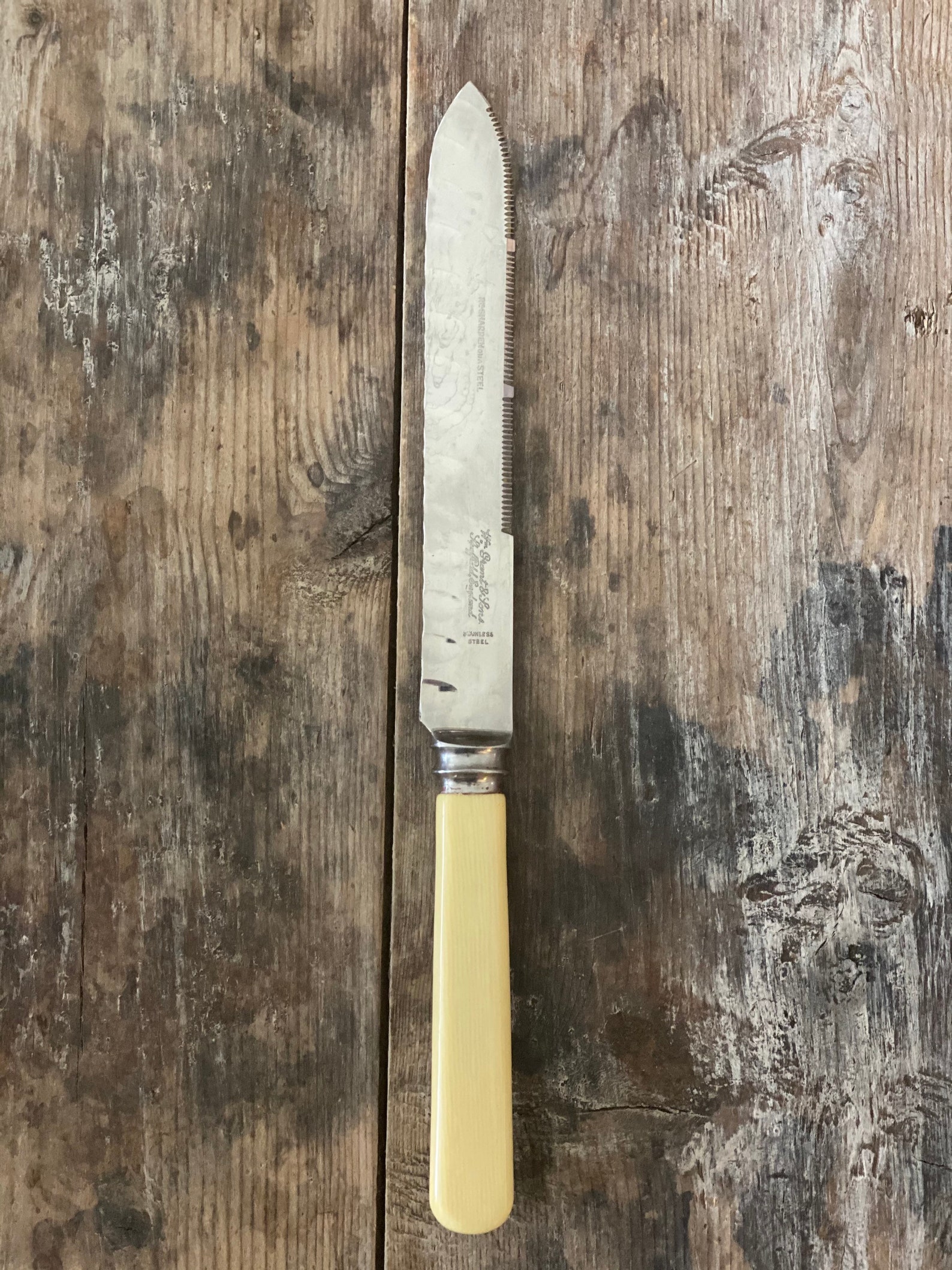 Vintage Cake Knife / Vintage Granton Knife / Vintage Etsy España