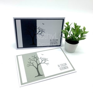 Trauerkarte/ Beileidskarte "Baum"