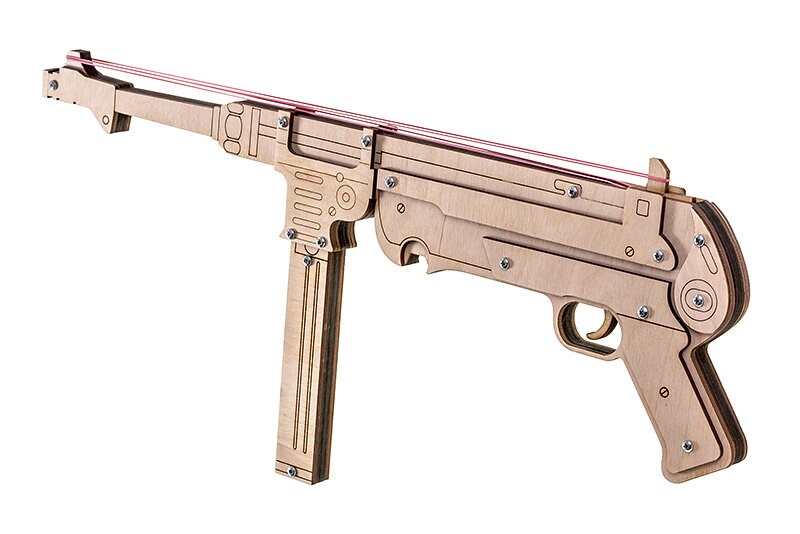 Rubber Band Gun Mp 40 Schmeisser Etsy