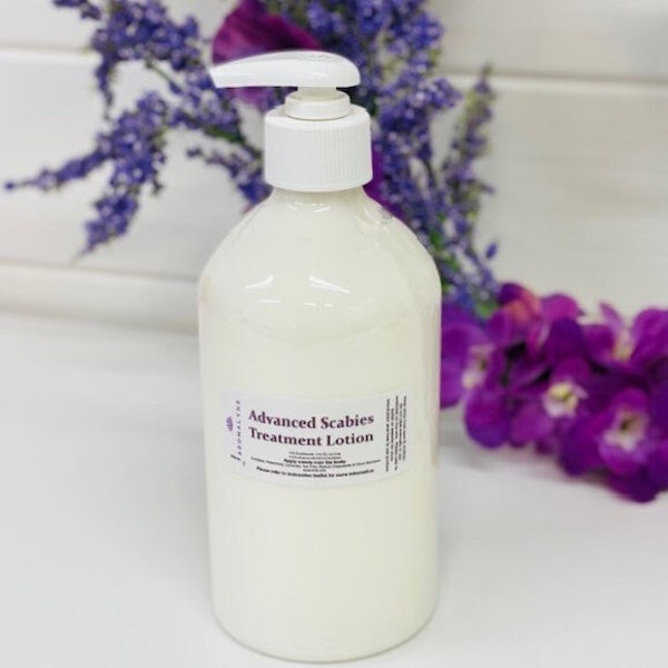Scabies Mite Removal Treatment Lotion. Natural Aromatherapy UK Handmade