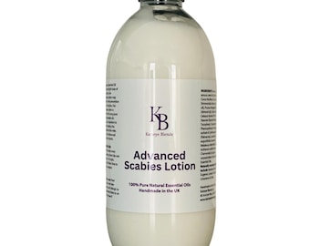 Advanced Scabies Lotion. Natural Aromatherapy UK Handmade