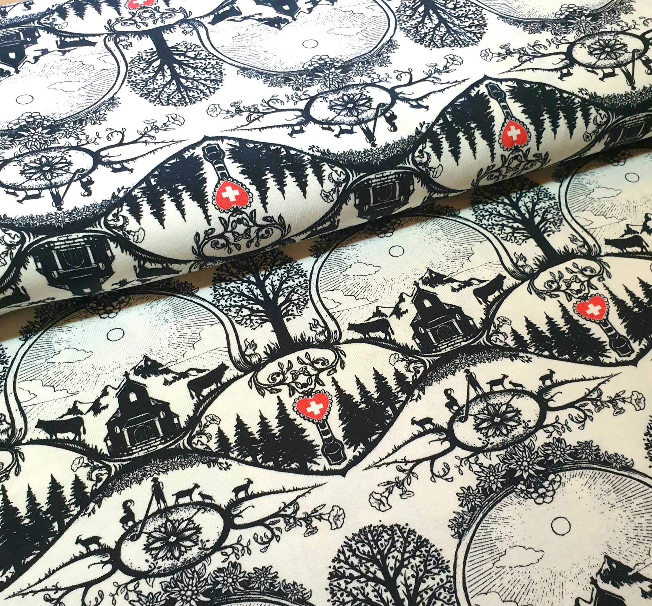 Scherenschnitt Stoff 