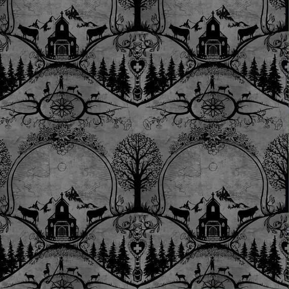 Jersey Schweizer Scherenschnitt Stoff 