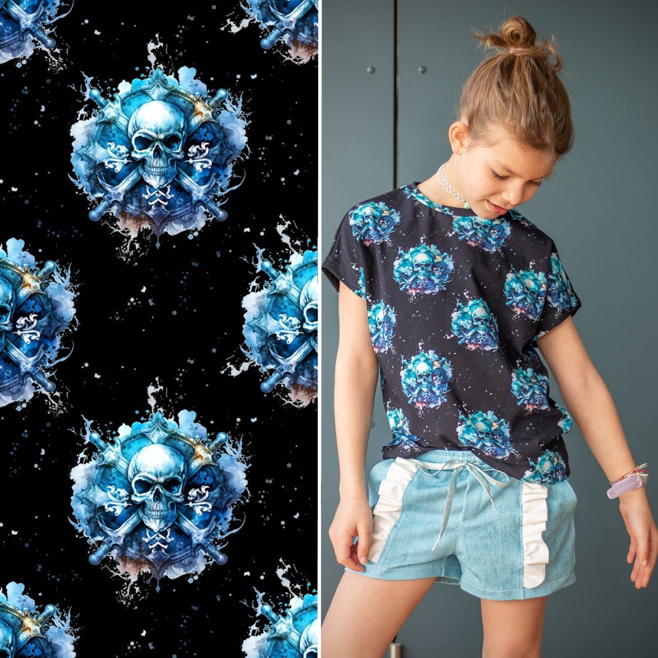 Piratenstoff jersey Schweiz