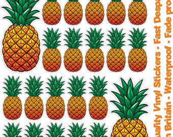 Pineapple Sticker Pack theme set for scrapbooking kitchen kids room decoration
