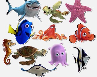 Finding nemo stickers theme Vinyl Stickers set for bathroom kids decoration