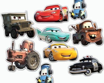 Cars cartoon stickers theme Vinyl Stickers set for kids room bathroom decoration for car bumper scrapbooking walls