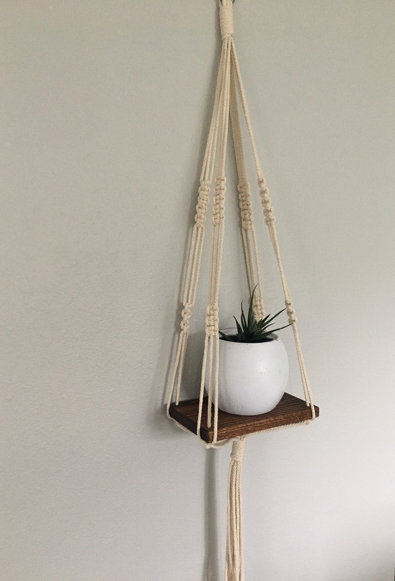 Macrame Wall Shelf image 3