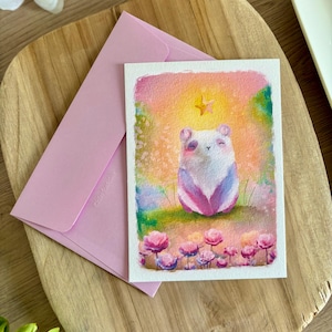 Carte postale illustrée - panda