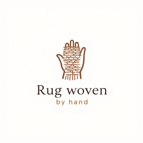 ラグ　Hand Woven LOGO Rug Handwoven Light Green Solid Wool Area Rug Handloom Eco-friendly