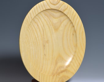 Handmade 11.5" White Ash Platter