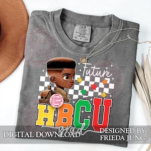 Future HBCU Grad Boy Png, Black History Month Png, Historically Black College University Png, Afro American Boy Png, Juneteenth Boy Png