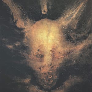 Illumination A4 Print of Oilpainting - Lovecraftian - eerie - unique art