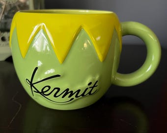 Amazing Kermit The Frog Mug, The Muppets Studio, Disney Store, Made in Thailand, Gorgeous Mug