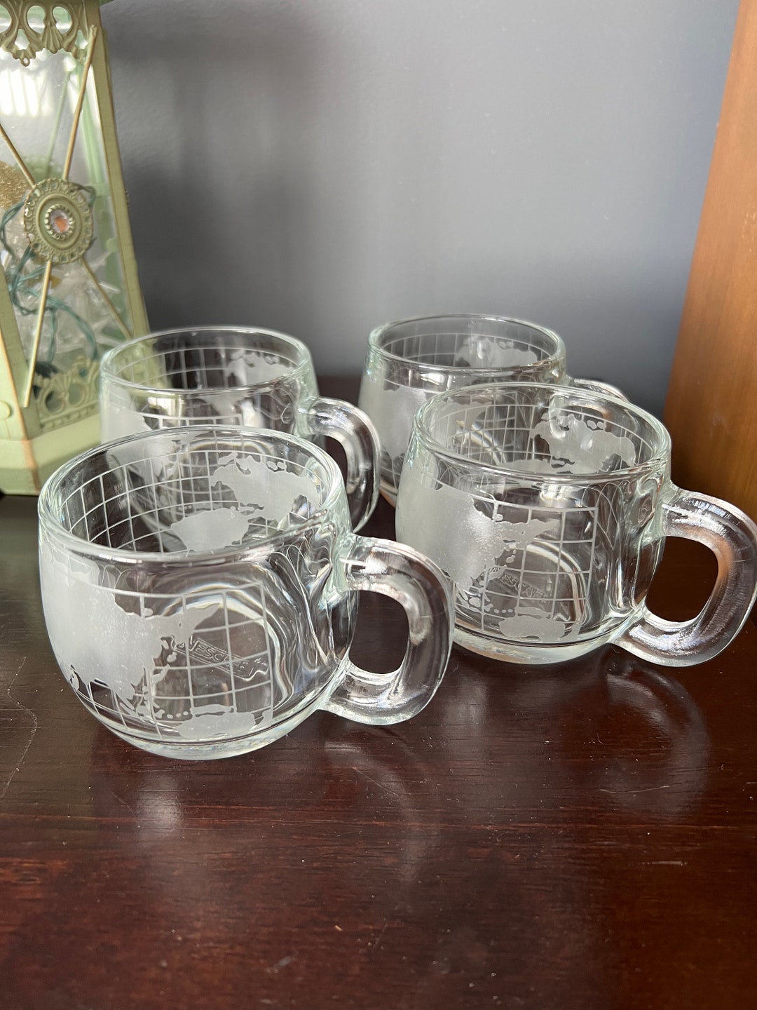 Bocal verre vintage années 70 - France
