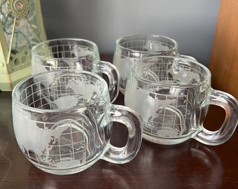 ヴィンテージのネスカフェガラス製保存瓶、オリジナル、1960年代製