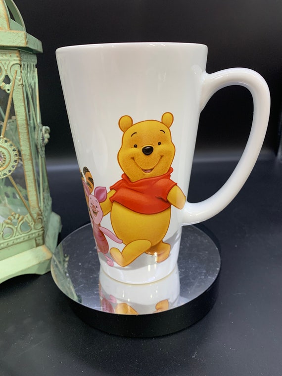 Gorgeous Winnie the Pooh and Friends Disney Store Latte Mug, Winnie,  Piglet, Eeyore, Tigger, Heffalump lumpy Roo,such a Cute Mug, Thailand -   Finland