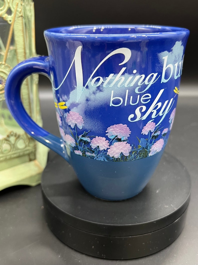 Disney Store Mickey Mouse Mug, Cobalt Blue, “Nothing but Blue Sky” image 2