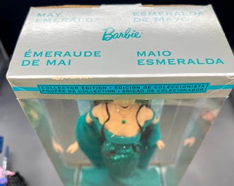 Vintage Mattel Barbie: 2002 Birthstone Collection May Emerald Doll