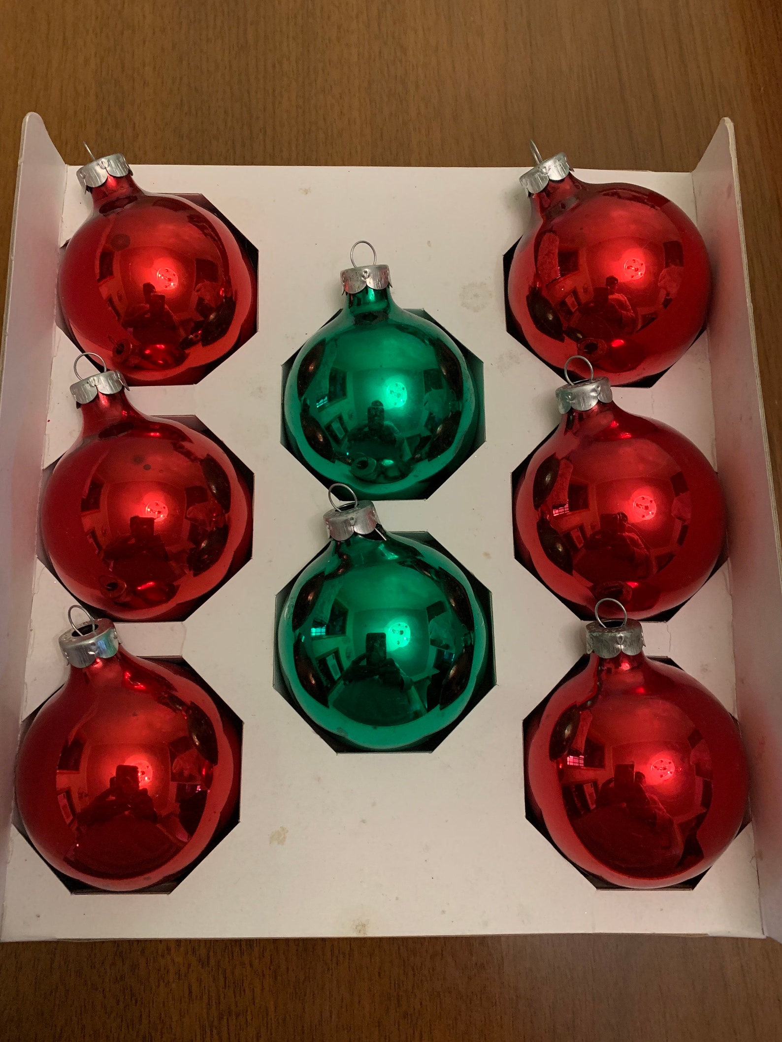 Vintage Alderbrook Christmas Tree Ornaments Red & Green Etsy Canada