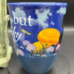 Disney Store Mickey Mouse Mug, Cobalt Blue, “Nothing but Blue Sky” image 3