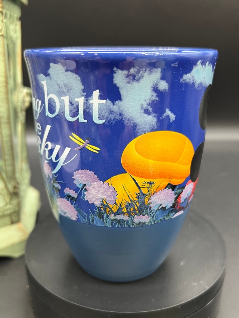 Disney Store Mickey Mouse Mug, Cobalt Blue, “Nothing but Blue Sky” image 3