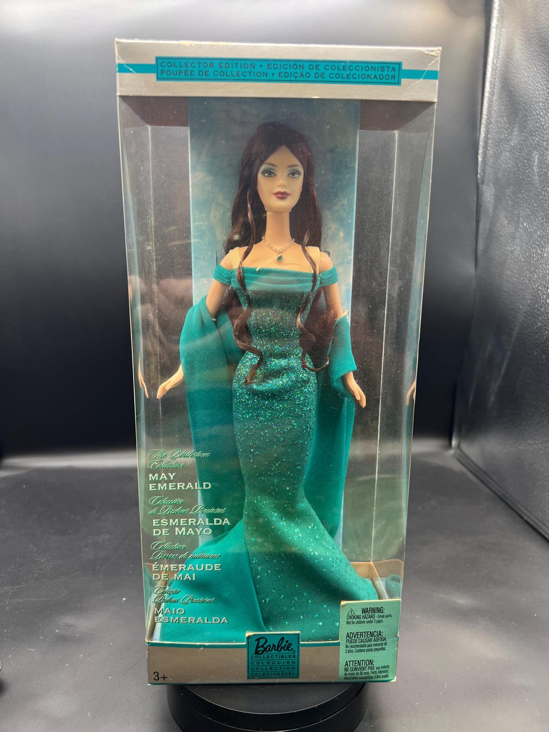 Vintage Mattel Barbie: 2002 Birthstone Collection May Emerald Doll