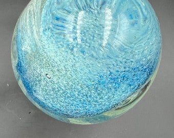 ROCKING GIFTS Pisapapele Medusa Di Cristallo - Sfera Di Vetro Blu Per Decorazione Casa - Foto 3