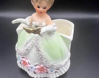 Vintage Relpo Lady Planter, Japan, 1950 - 1960s