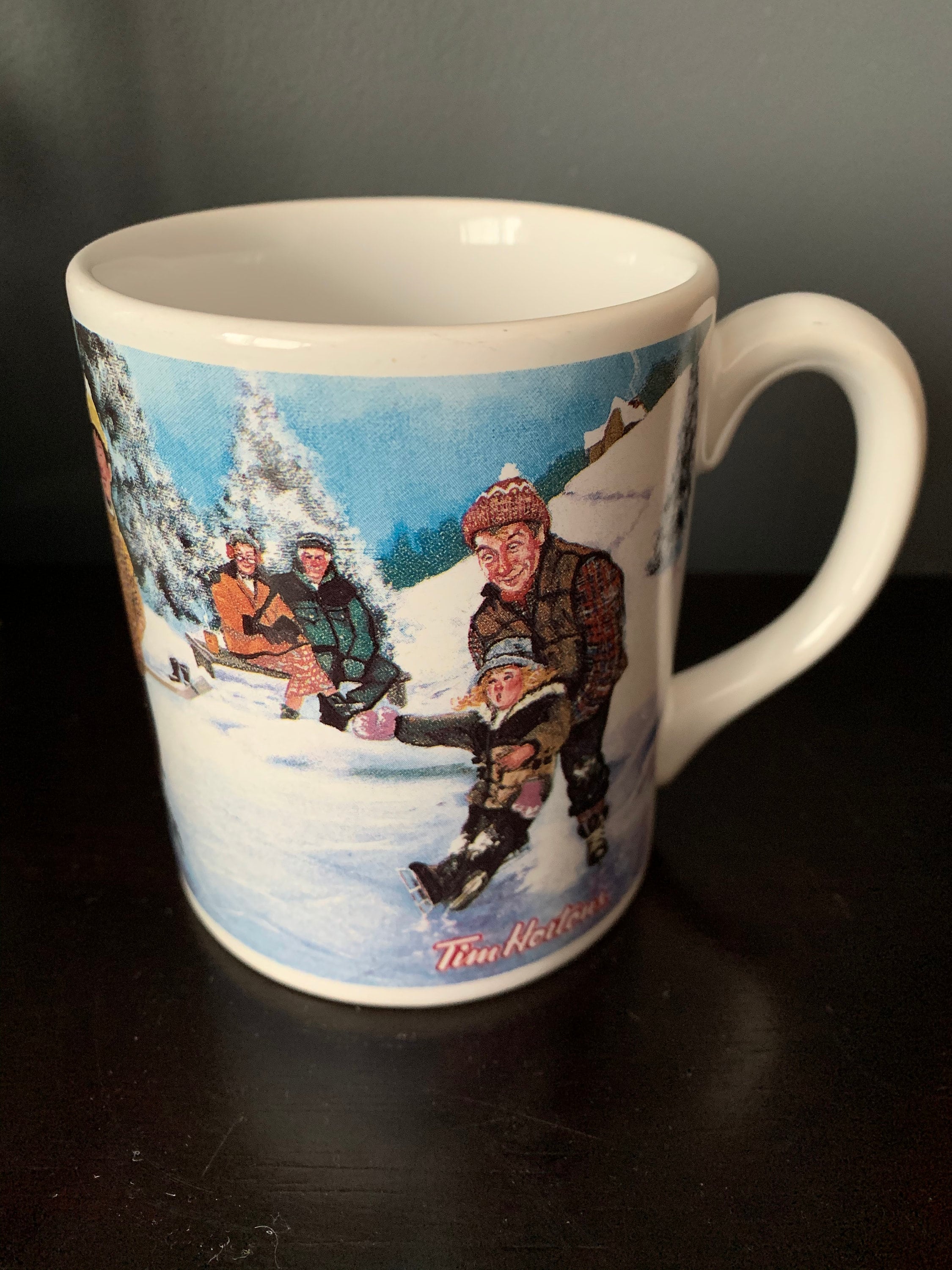Vintage Tim Hortons Skating Pond Limited Edition Mug Number 3
