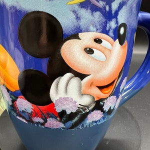 Disney Store Mickey Mouse Mug, Cobalt Blue, “Nothing but Blue Sky” image 6