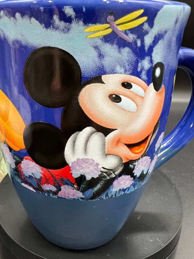 Disney Store Mickey Mouse Mug, Cobalt Blue, “Nothing but Blue Sky” image 6