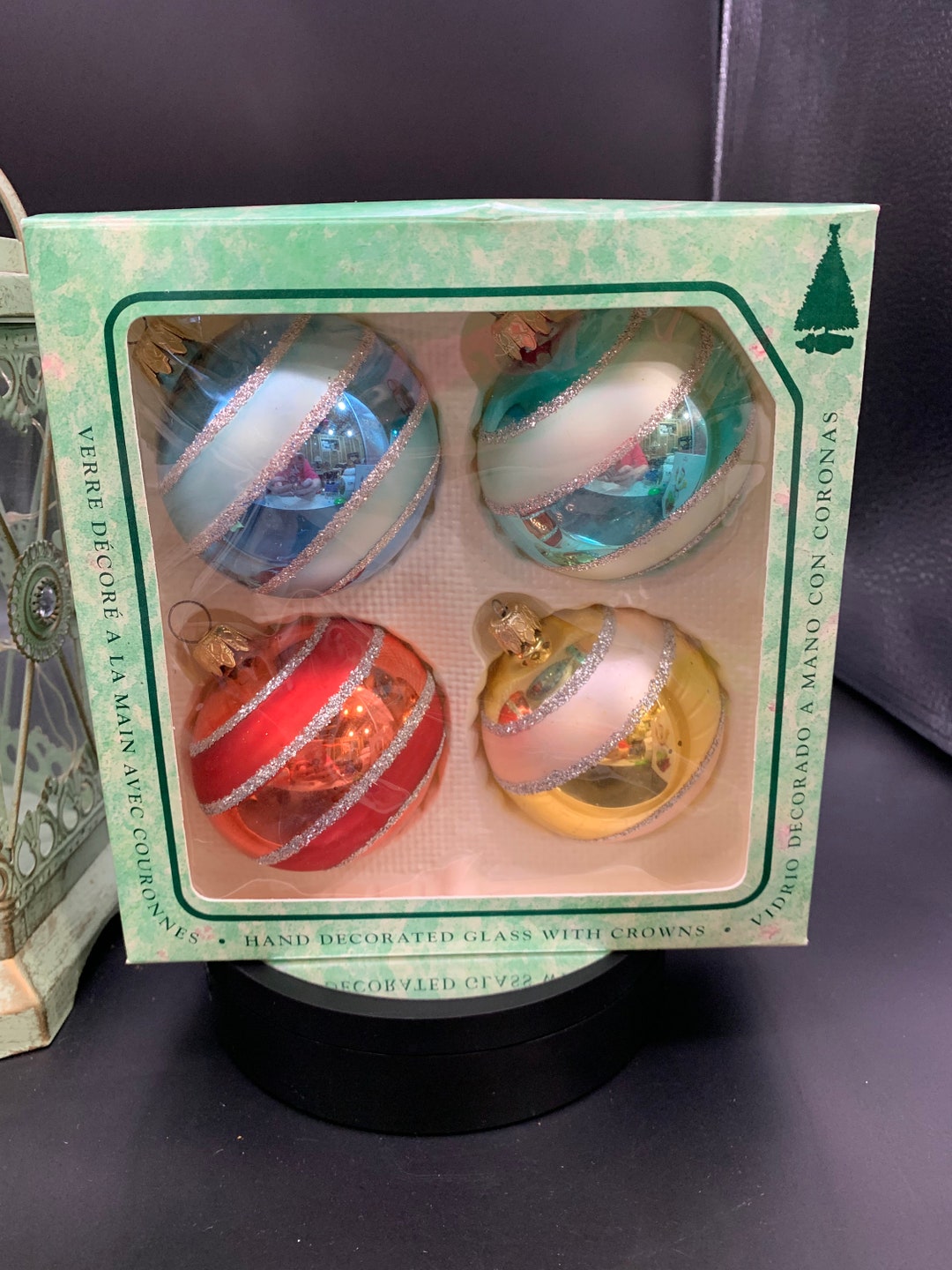 Vintage Krebs Christmas Ornaments 