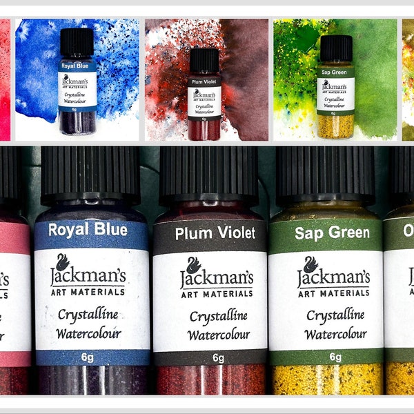 Crystalline Watercolour Set of 5 Vol.3 - Jackman's Art Materials